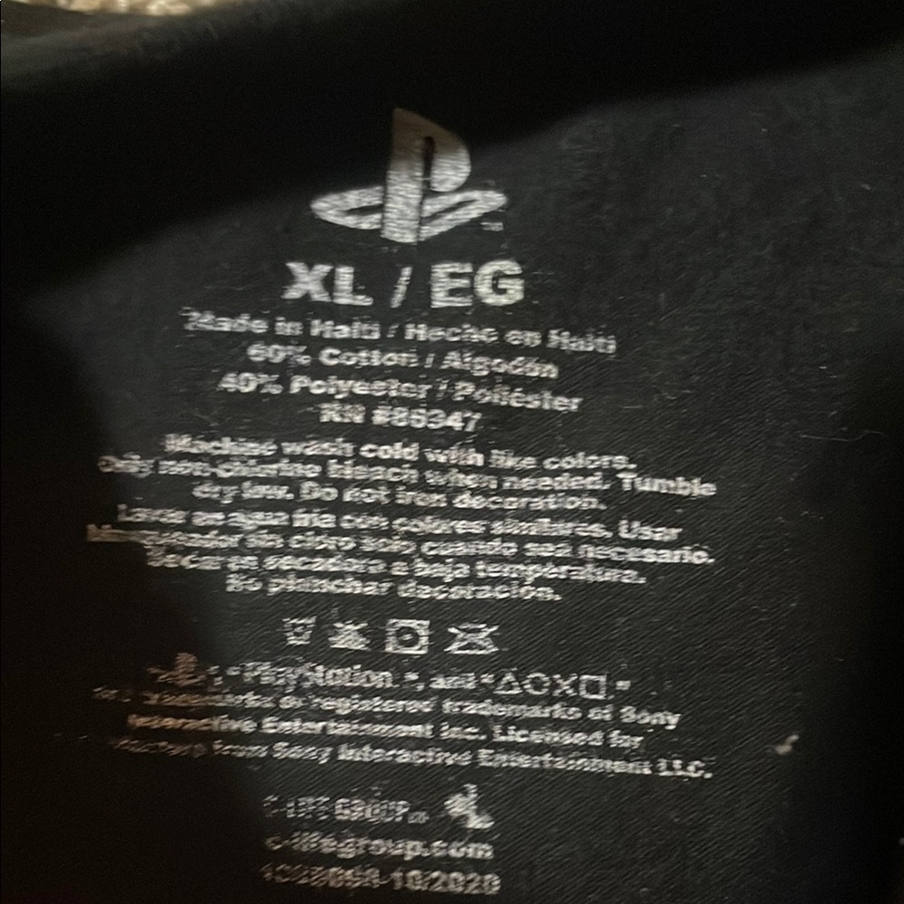 Sony PlayStation Black Graphic Tee - Picture 4 of 5